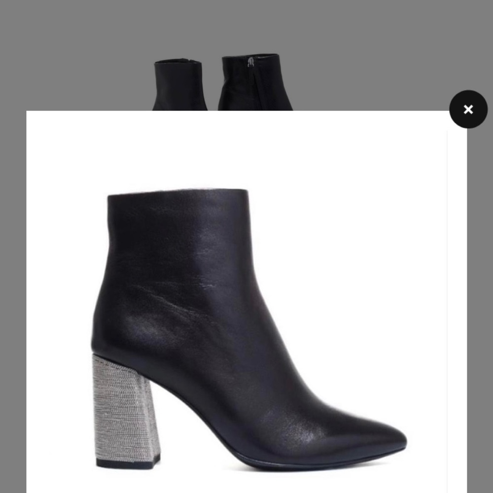 Alice + Olivia Delanie Chain Heel Booties